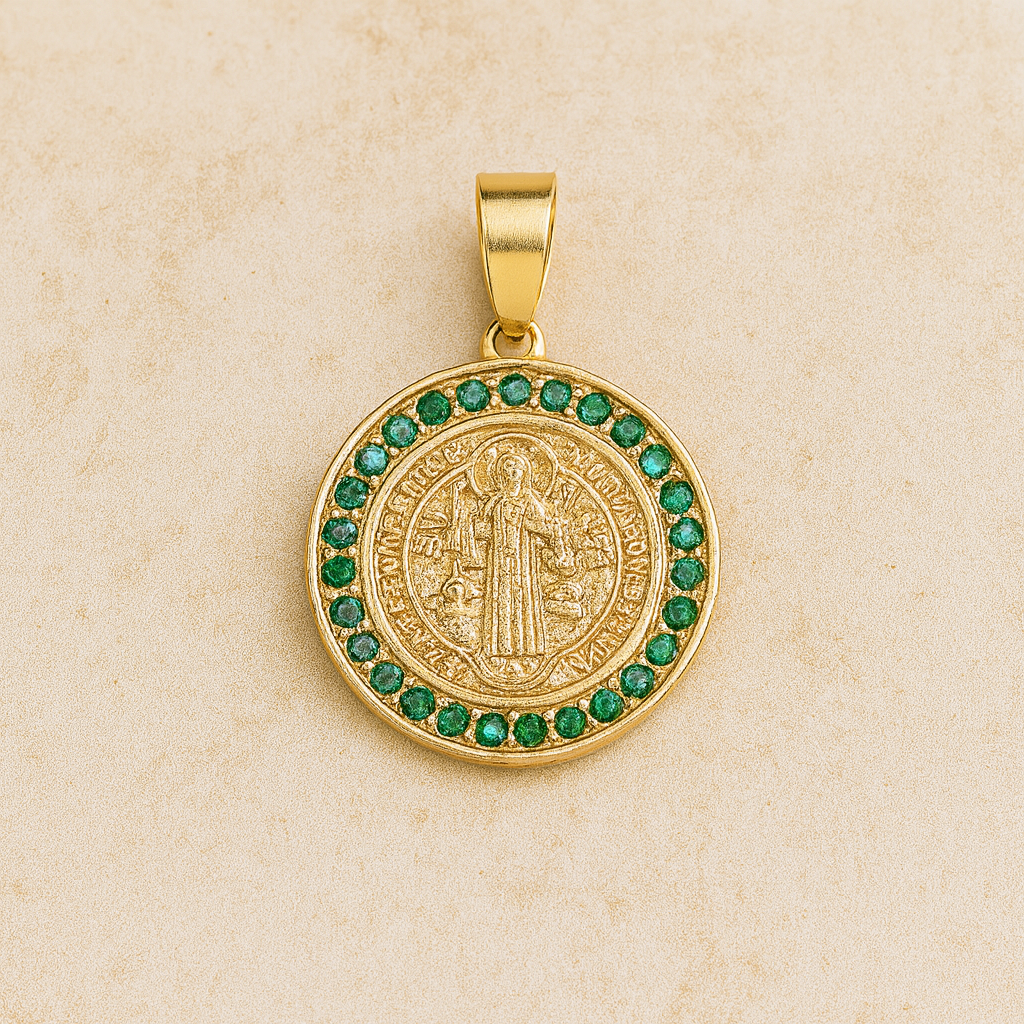 Dije San Benito Tipo Esmeralda