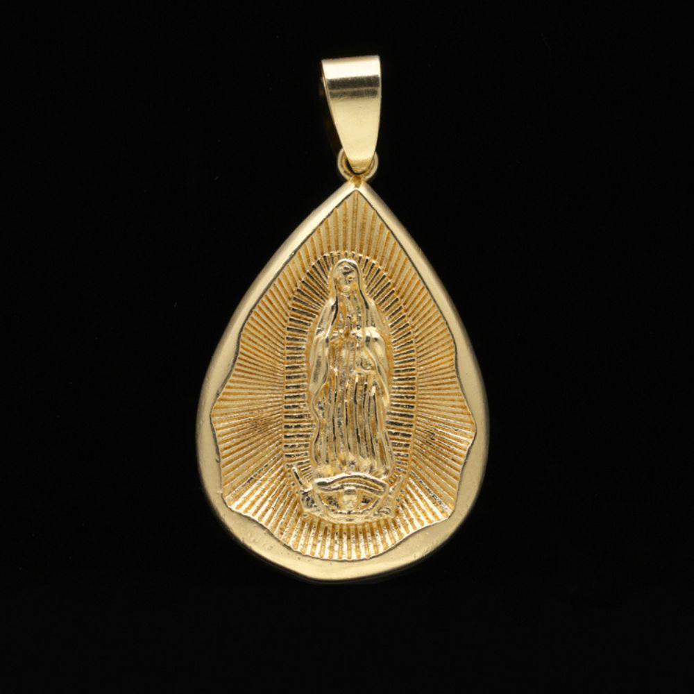 Dije Pétalo Gold Virgen de Guadalupe