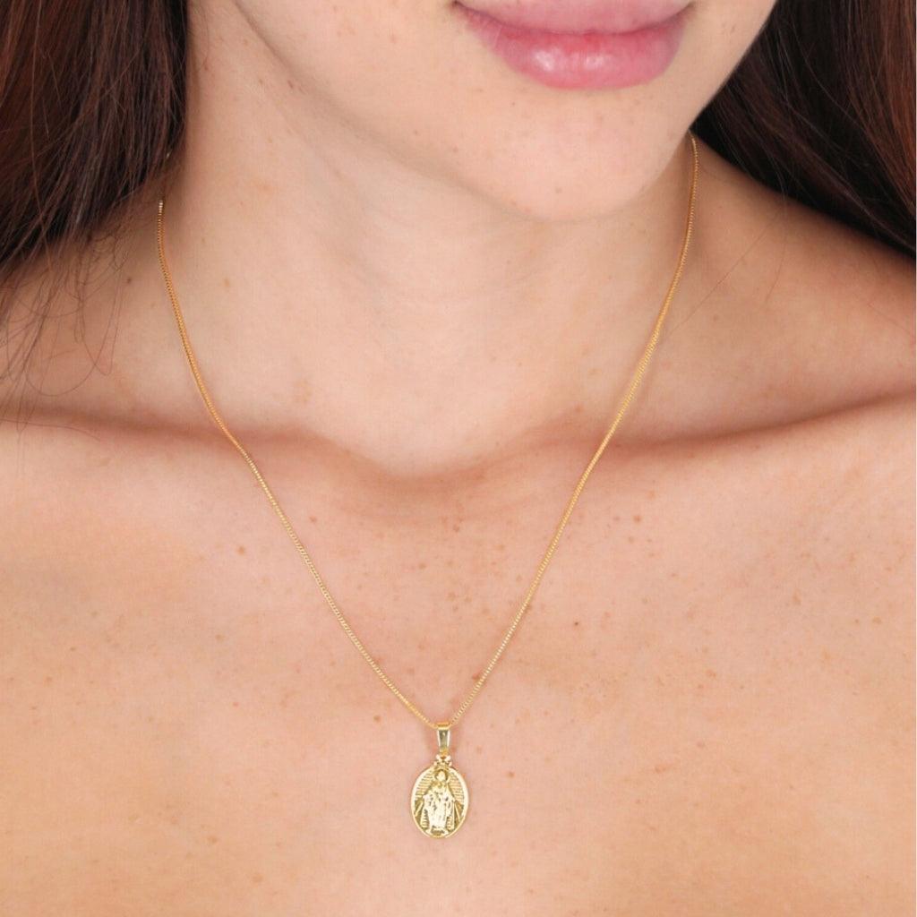 Cadena Aurux Virgen milagrosa