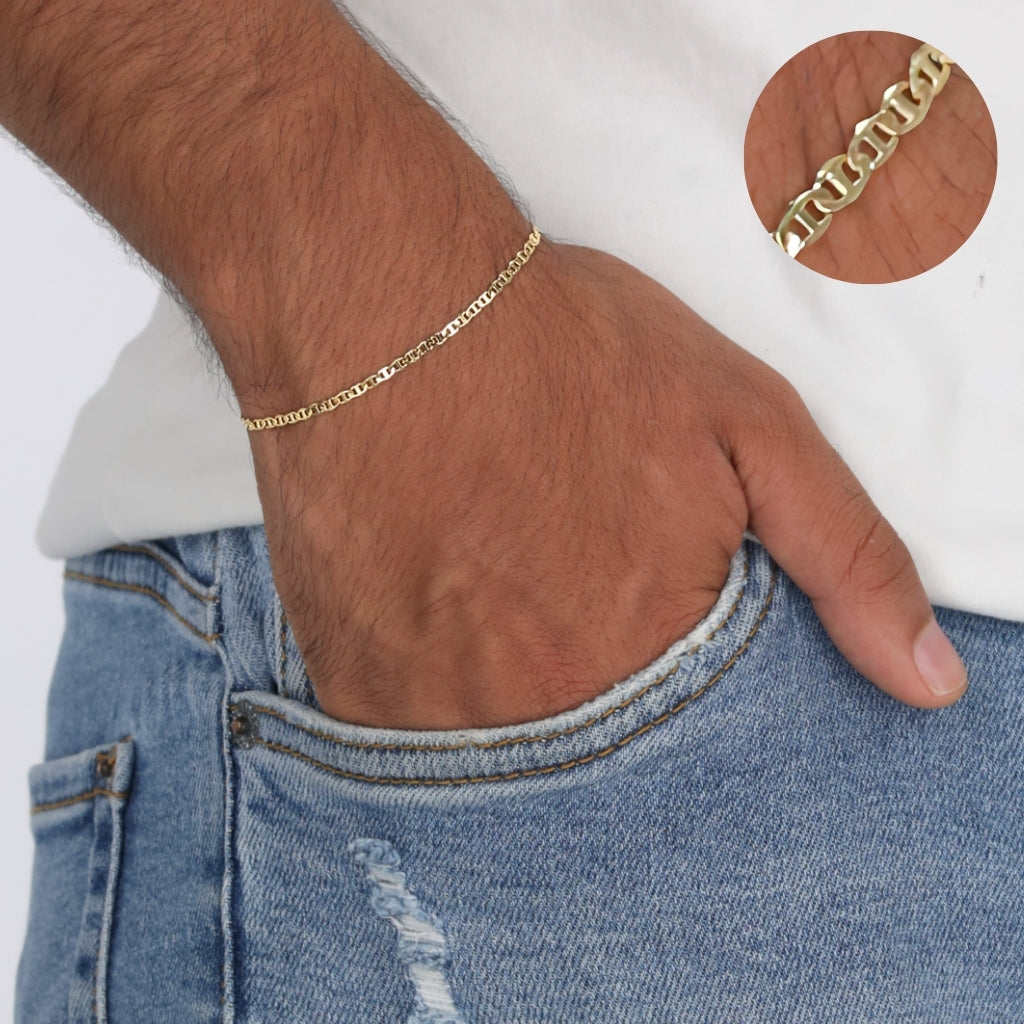 Pulsera Aurux Escalera plana mini