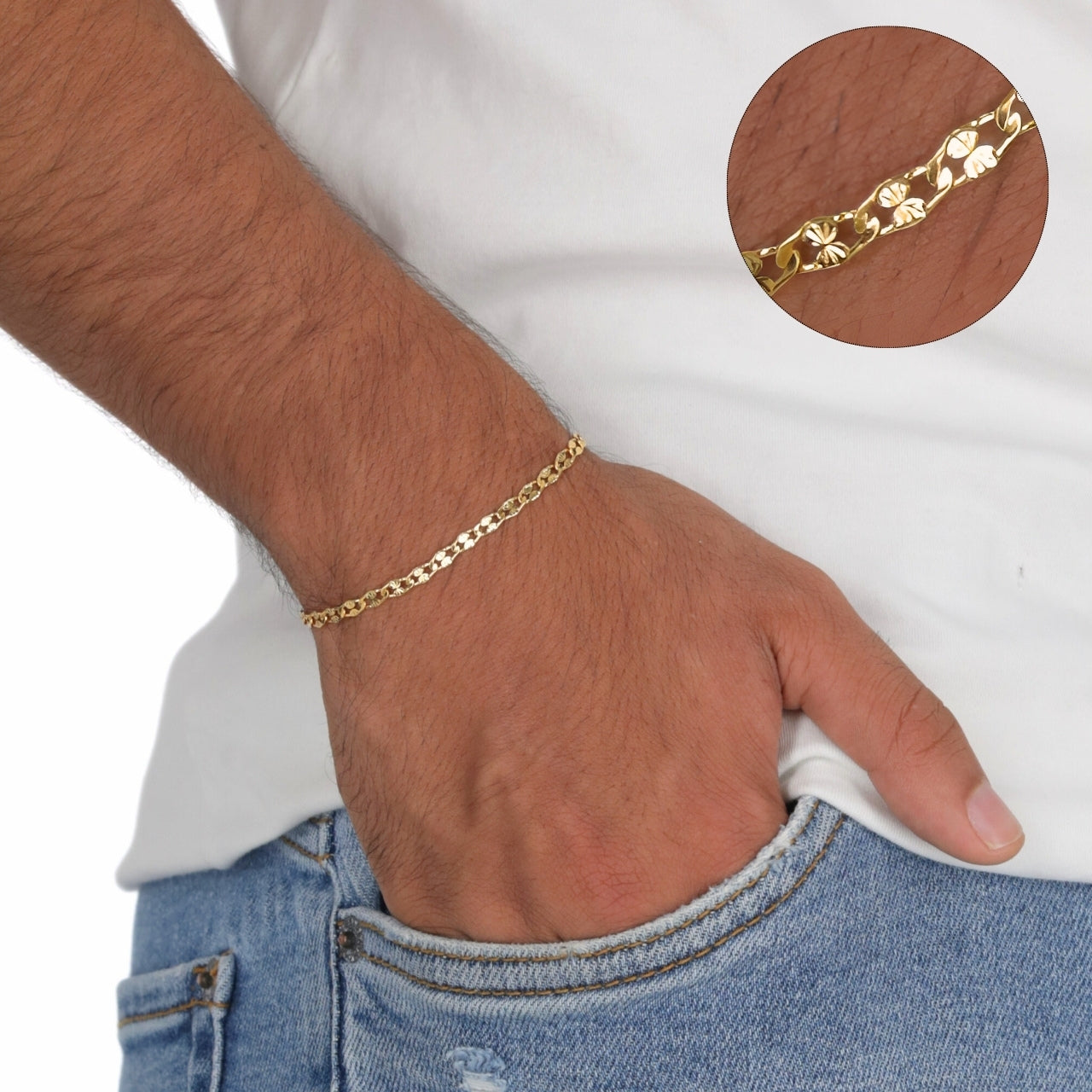 Pulsera Aurux Valentino centro diamante