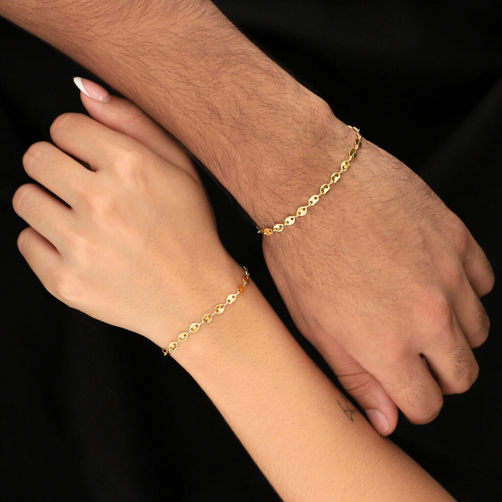 Duo Pulseras Aurux Gucci Plana