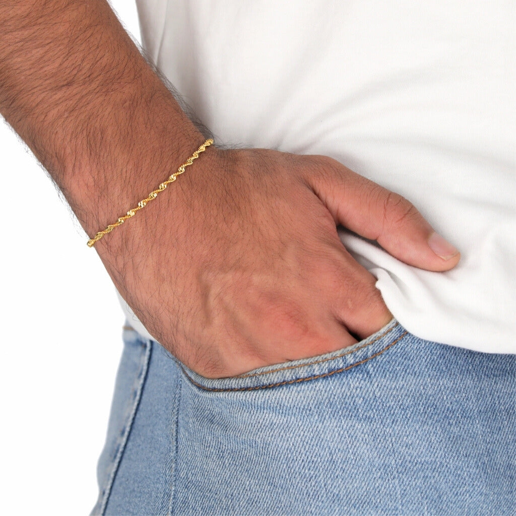 Pulsera Singapur AURUX 18 cm