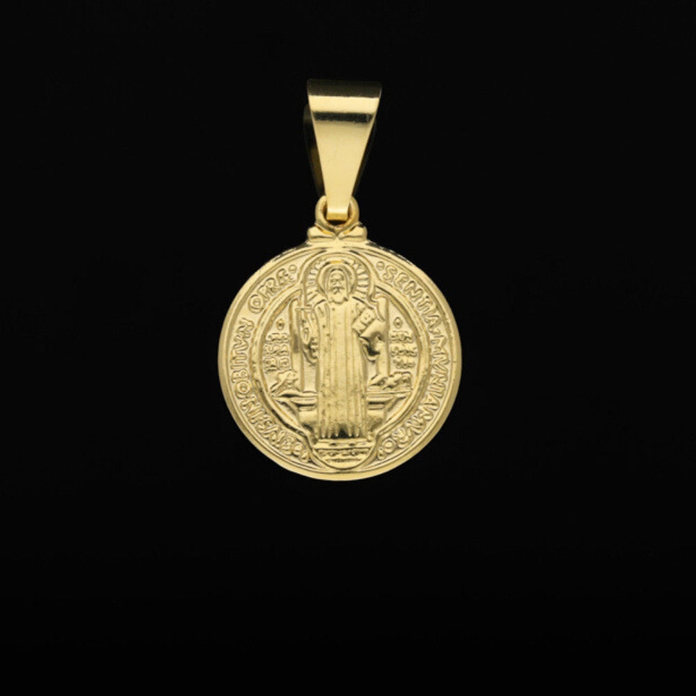 Dije San Benito, medalla circular