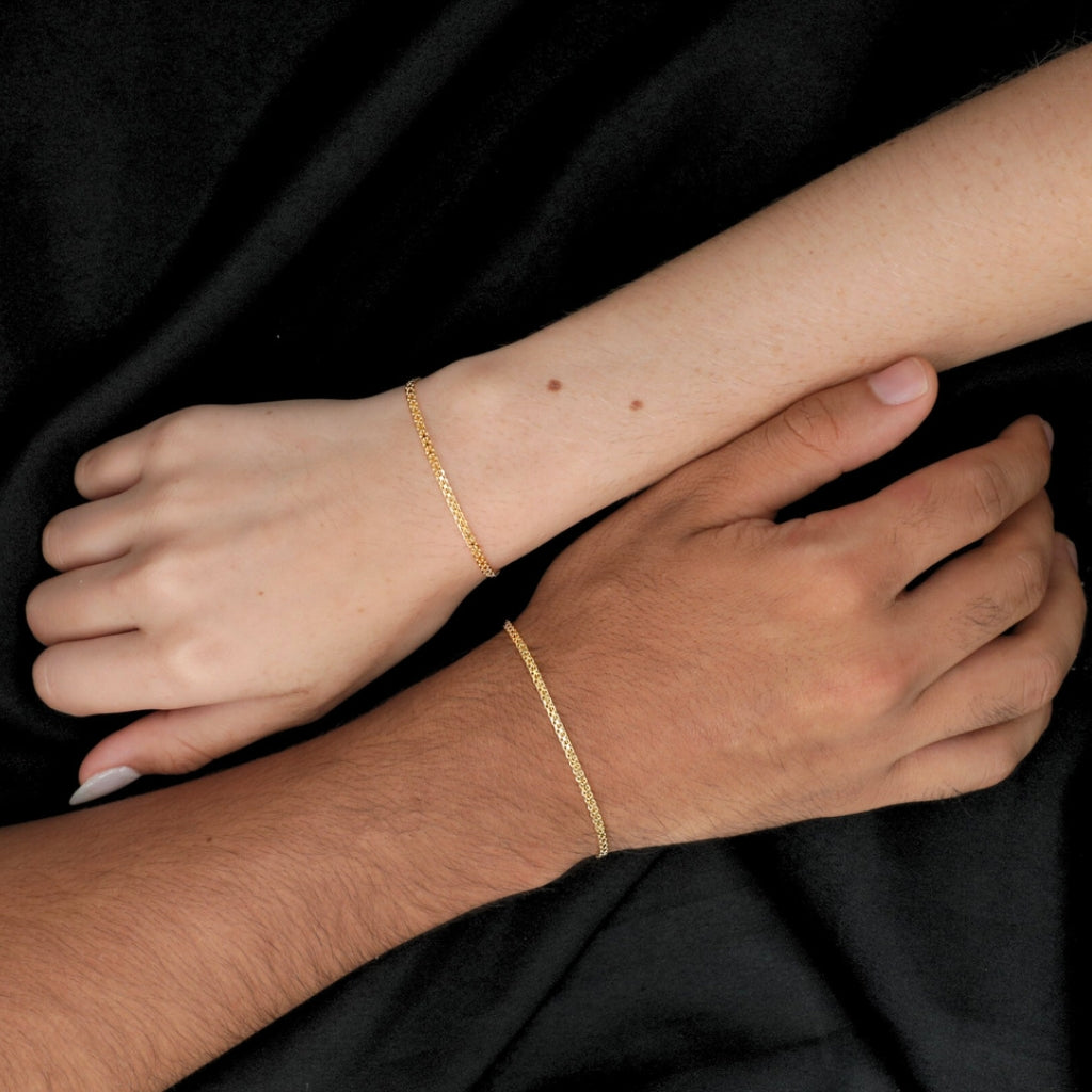 Duo Pulseras Chinesca delgada