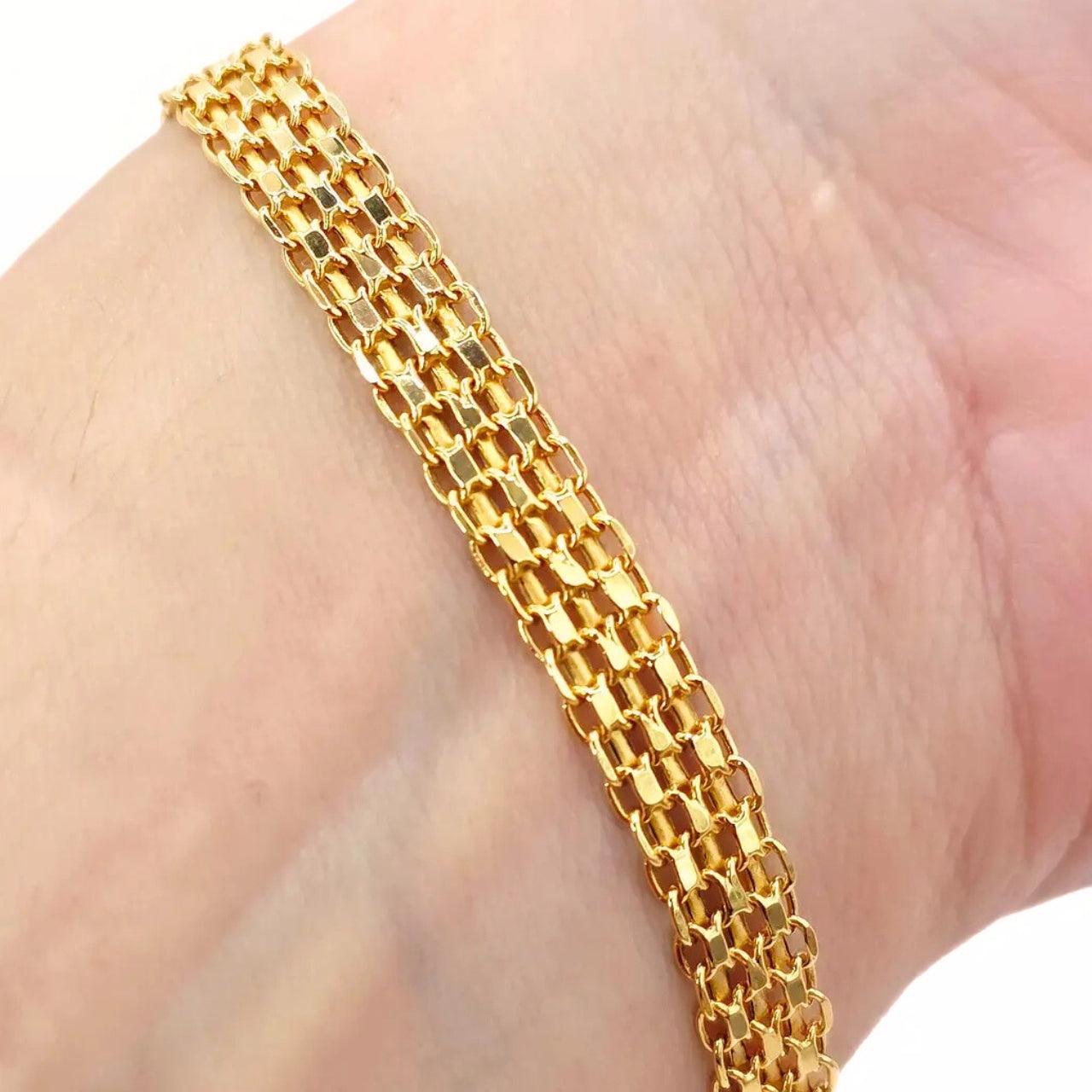 Pulsera Aurux Chinesca gruesa 8mm