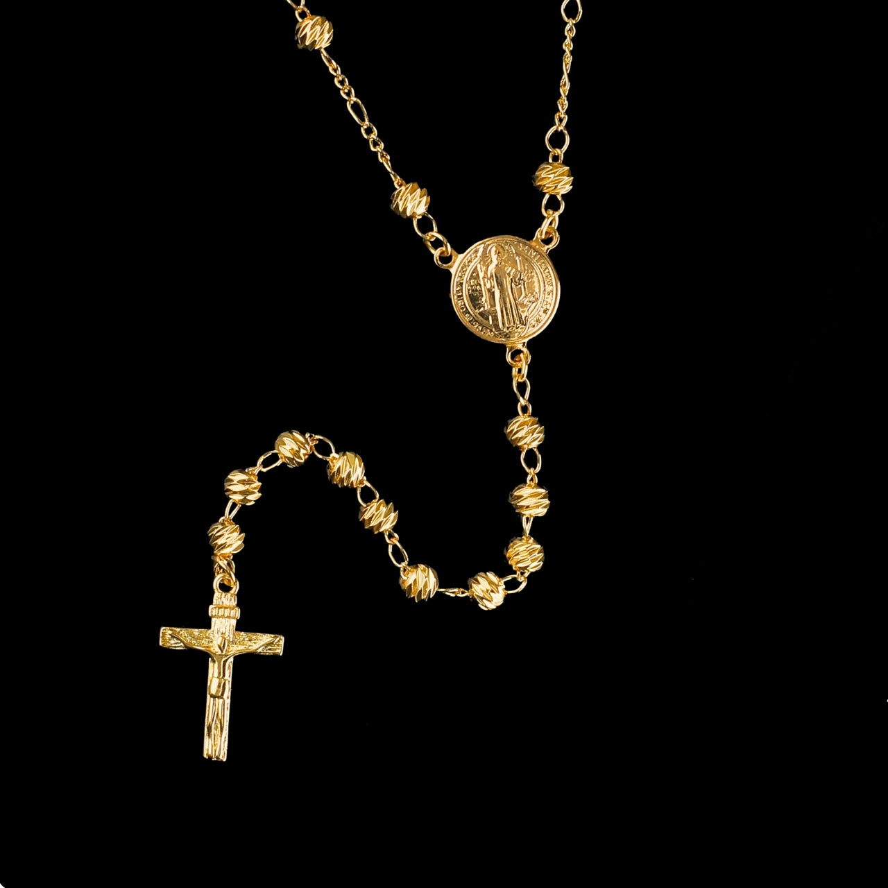 Camandula diamantada San benito 4mm 60 cm