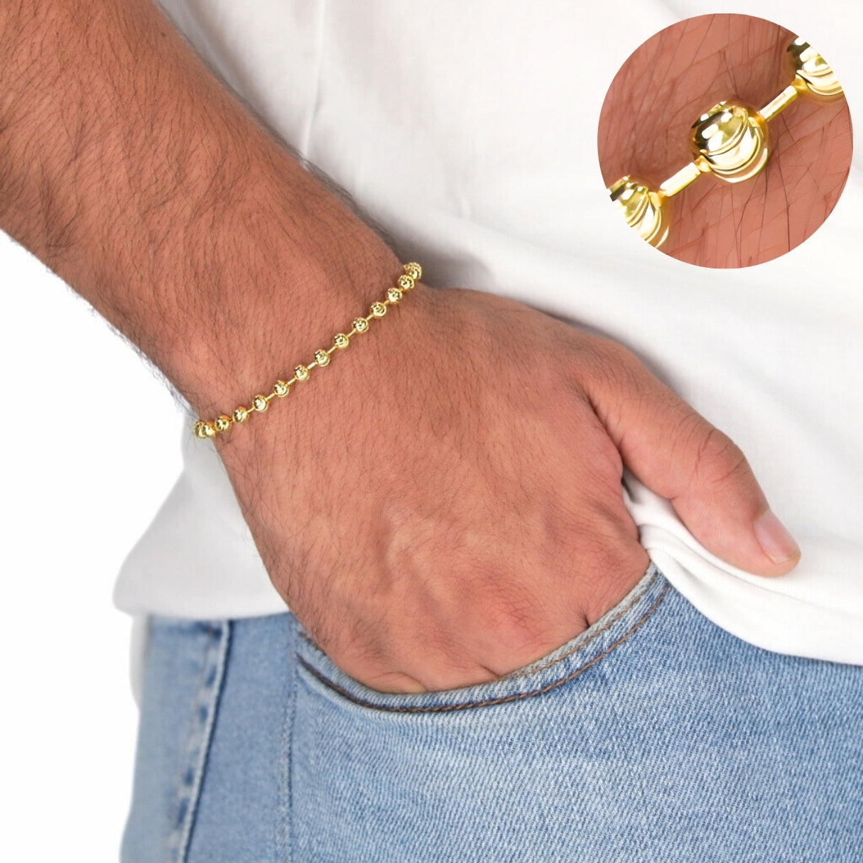 Pulsera Aurux Balin diamantado