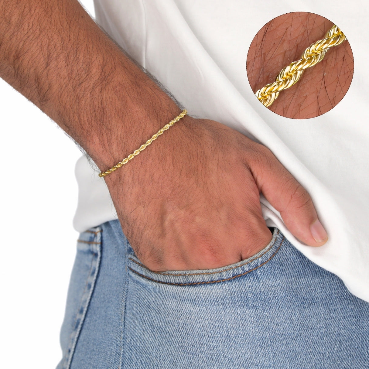 Pulsera Lazo Aurux 3mm