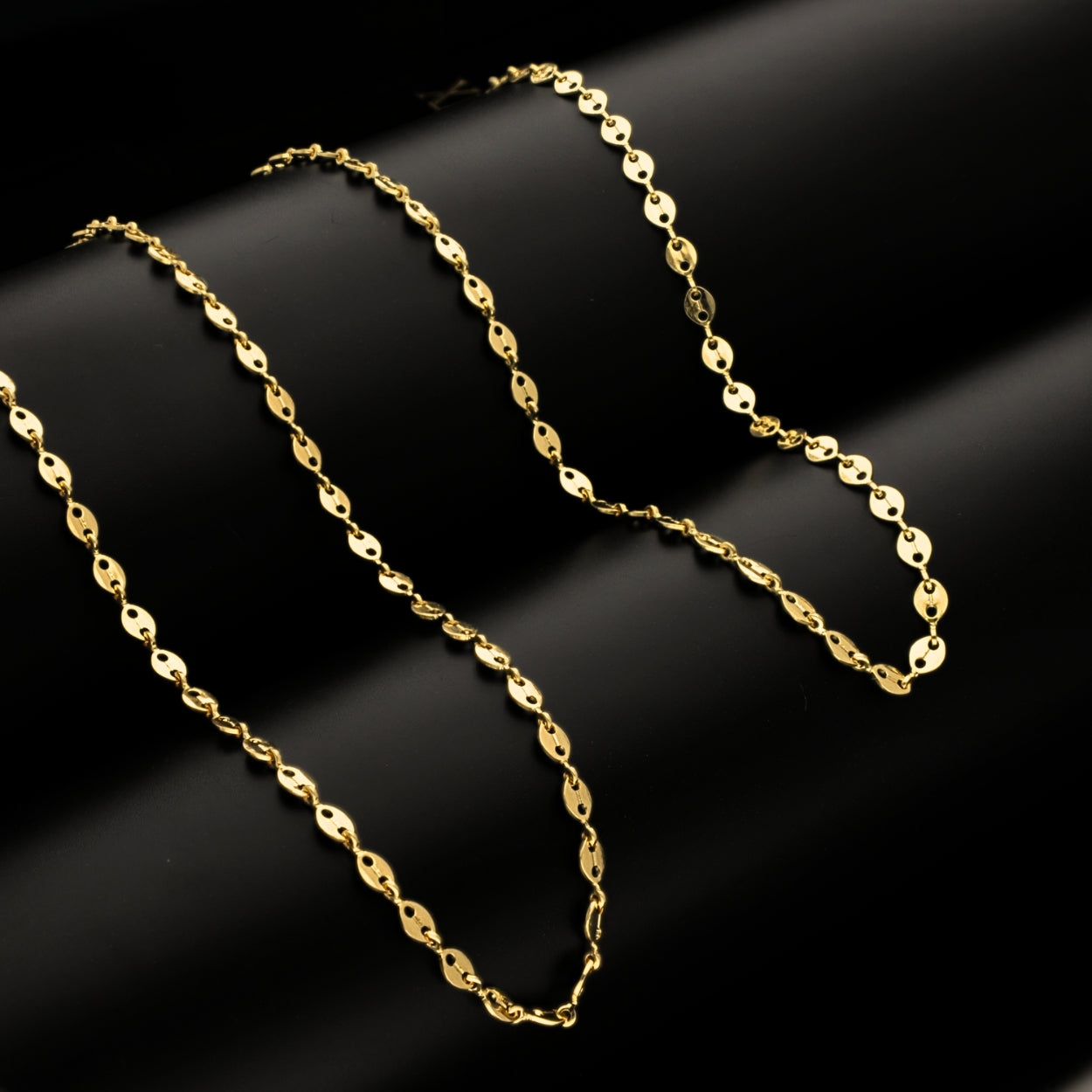 Duo Cadenas AURUX Gucci plana 45/60 cm
