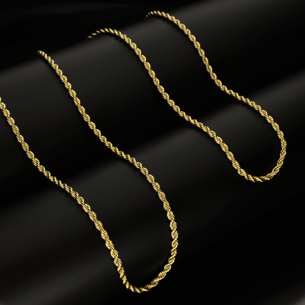 Duo Cadenas AURUX Lazo 3mm  45/60 cm